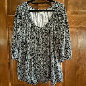 MICHAEL Michael Kors Leopard Print Women's Top - Size 2X